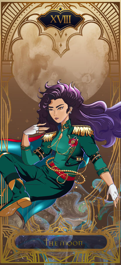 2025 Birthday SSR: The Moon Tarot